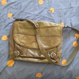 Army green Fossil Messenger Bag